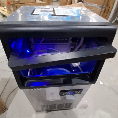 COSTWAY FREE STANDING STAINLESS STEEL COMMERCIAL ICE MACHINE (MODEL: FP10925US-WH) image 4
