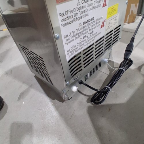 COSTWAY FREE STANDING STAINLESS STEEL COMMERCIAL ICE MACHINE (MODEL: FP10925US-WH) image 6