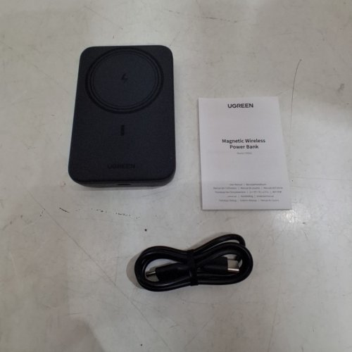 UGREEN MAGNETIC ATTACHMENT WIRELESS POWER BANK - 10000 MAH, 7.5W/20W - BLACK (MODEL:PB561) image 5