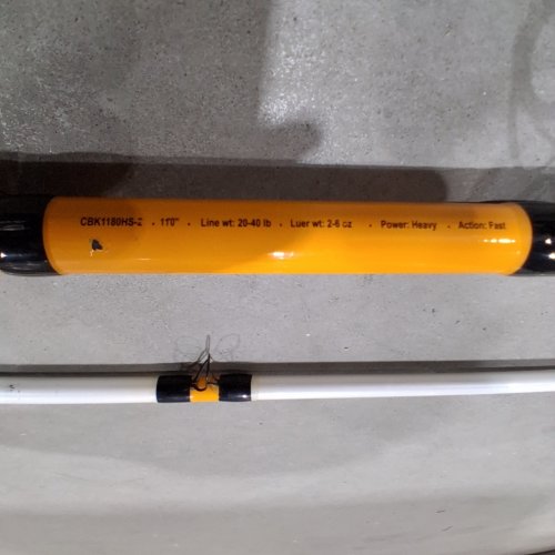 BPS KING KAT ROD AND REEL SPINNING COMBO - 4:4:1 - HEAVY ACTION - 11FT (MODEL: CBK1180HS-2) image 3