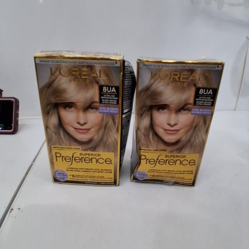 2L'ORÉAL PARIS SUPERIOR PREFERENCE PERMANENT HAIR COLOR - ULTRA ASH MEDIUM BLONDE (STYLE: 8UA) image 3
