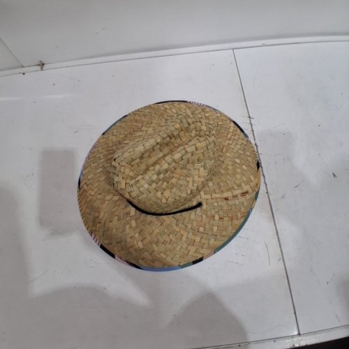 QUIKSILVER STRAW SUN HAT - S/M - SEA SPRAY COLOUR image 3