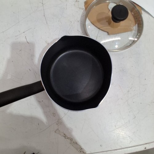 T-FAL HEAT MASTERY NONSTICK SAUCEPAN WITH GLASS LID - 2.5 QT - RED/BLACK image 4
