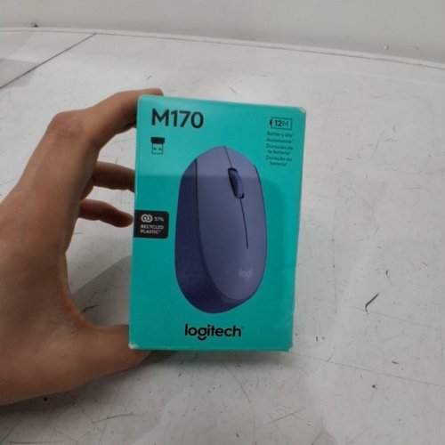 LOGITECH M170 WIRELESS COMPUTER MOUSE PLUG AND PLAY WITH 10M RANGE - BLACK (MODEL: M-R0060) image 2