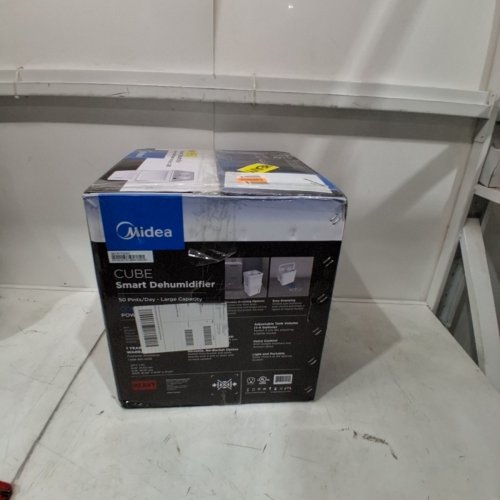 MIDEA CUBE 50 PINT SMART WIFI DEHUMIDIFIER - 4,500 SQ. FT - WHITE (MODEL: MAD50S1QWT-A) image 5