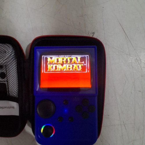 RETRO TV STYLE GAMING HANDHELD CONSOLE WITH 18543 GAMES & RGB LIGHT- 64GB - BLUE (MODEL: R36T) image 5