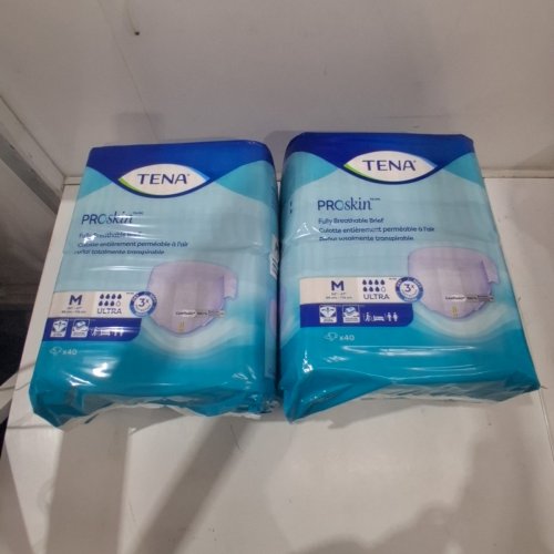 80PK UNISEX TENA PROSKIN FULLY BREATHABLE BRIEF - MEDIUM image 2