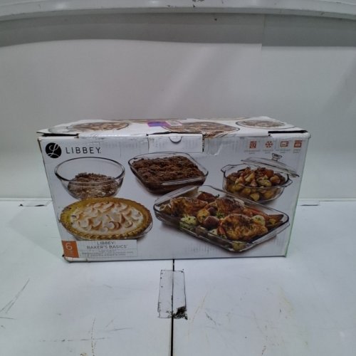 6PC LIBBEY BAKERS BASICS GLASSWARE DISH SET (MODEL: 56291) image 7