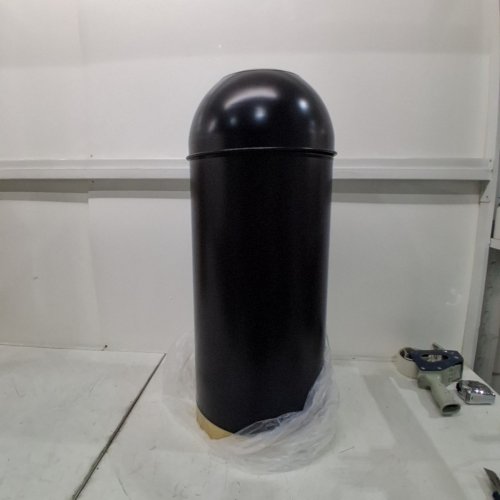 STAINLESS STEEL COMMERCIAL/KITCHEN TRASH CAN- 35L - BLACK\GOLD image 3