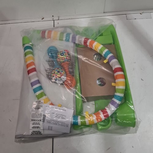 FISHER-PRICE DELUXE KICK & PLAY PIANO GYM AND MARACAS - GREEN - (MODEL: HWD40) image 2