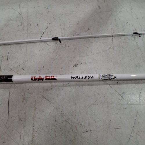 UGLY STIK WALLEYE ROUND COMBO - 7.6FT - MEDIUM LIGHT POWER - 5:1:1 GEAR RATIO - WHITE/BLACK (MODEL: 1366981) image 4