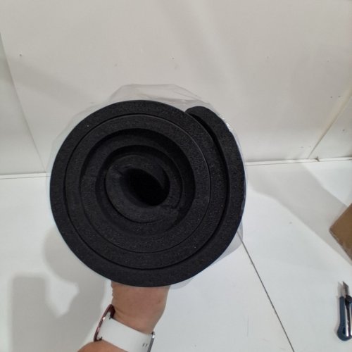 CAP BARBELL HIGH DENSITY EXERCISE YOGA MAT WITH STRAP - 1/2" X 24" X 68" - BLACK - (MODEL: MTIS-6523-12BK) image 3