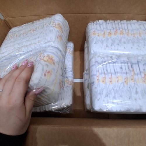 168PK HUGGIES LITTLE SNUGGLERS BABY DIAPERS - SIZE 3 - WINNIE THE POOH image 2