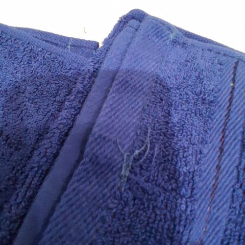 3PC HITIME COTTON TOWELS SET - DARK BLUE image 3