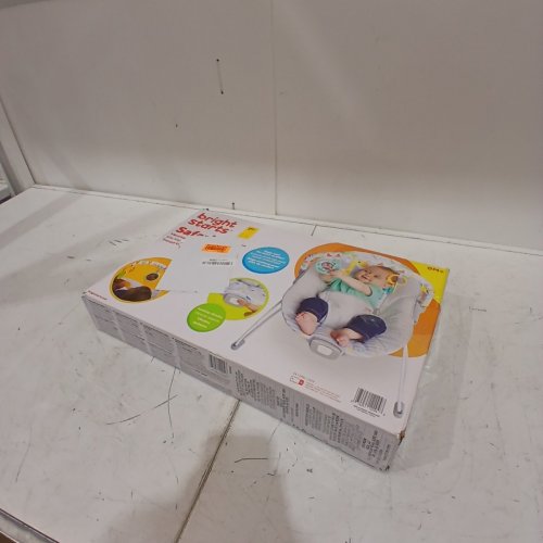 BRIGHT STARTS BABY BOUNCER SOOTHING VIBRATIONS INFANT SEAT - 0-6 MONTHS UP TO 20LBS - SAFARI FUN (MODEL: ‎12204) image 3