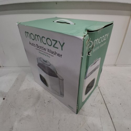 MOMCOZY KLEANPAL PRO BABY BOTTLE WASHER, STERILIZER & DRYER COMBO - HOLDS 4 BOTTLES - GREEN/WHITE (MODEL: BS03) image 2