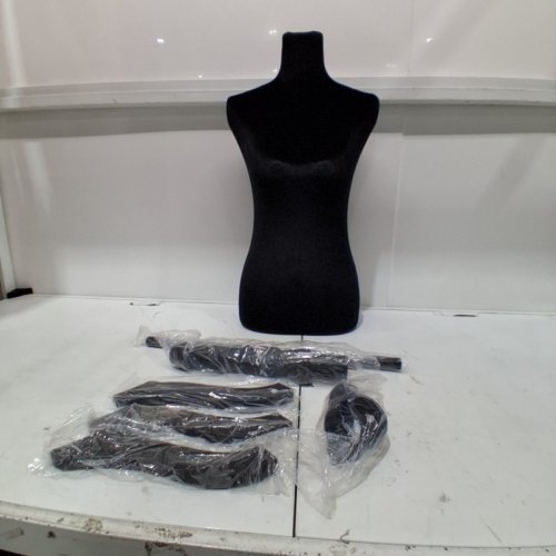 MEETINGHOME DRESS FORM MANNEQUIN - 58" - 67" - BLACK - (MODEL: MQ-FL2104-BLACK) image 2