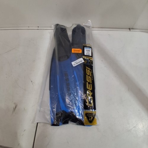 MEN'S CRESSI AGUA SHORT CLOSED HEEL TRAINING FINS - SIZE 10-11 - BLUE image 6
