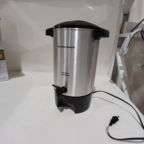 HAMILTON BEACH COFFEE URN - 45 CUP CAPACITY - STAINLESS STEEL (MODEL: 40515CR) image 2
