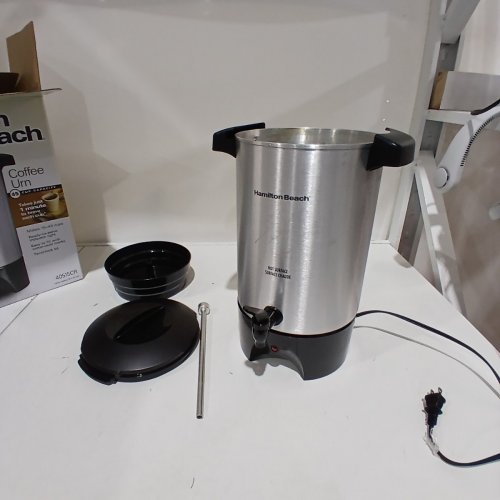 HAMILTON BEACH COFFEE URN - 45 CUP CAPACITY - STAINLESS STEEL (MODEL: 40515CR) image 3