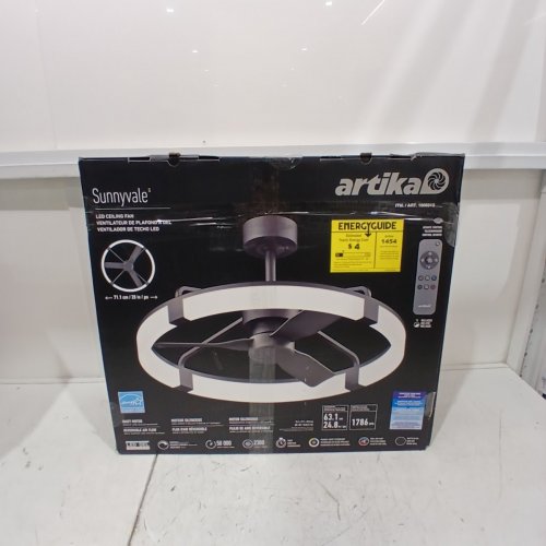 ARTIKA SUNNYVALE CEILING FAN - 28" - BLACK - (MODEL: 1806313) image 5