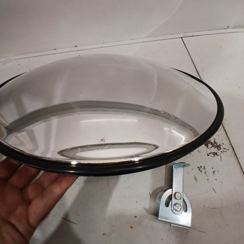 VISION OUTDOOR ACRYLIC CONVEX MIRROR - 18" - BLACK (MODEL: OC1800) image 3