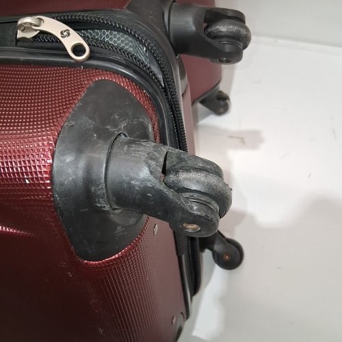 3PC SAMSONITE CENTRIC EXPANDABLE HARDSIDE LUGGAGE SUITCASE SET WITH SPINNER WHEELS, TSA LOCKS, AND TELESCOPING HANDLES - 20FT'/24FT'/28" - MARLOT image 3