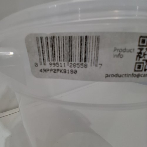2PK CAMBRO FOOD STORAGE CONTAINERS WITRH LIDS - 4 QT/ 4 L - CLEAR(MODEL:4RPP2PKB190) image 2