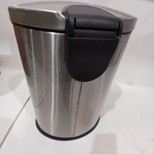 STAINLESS STEEL KITCHEN GARBAGE CAN WASTE BIN WITH DURABLE FOOT PEDAL - 3GAL - SILVER image 4