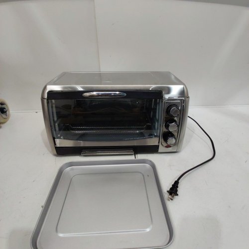 HAMILTON BEACH SURE-CRISP AIR FRYER TOASTER OVEN - STAINLESS STEEL (MODEL: 31323) image 4