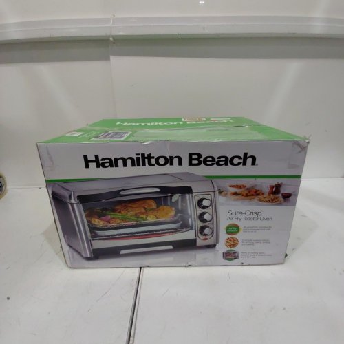 HAMILTON BEACH SURE-CRISP AIR FRYER TOASTER OVEN - STAINLESS STEEL (MODEL: 31323) image 9