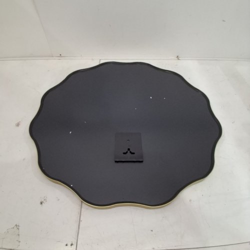 SCALLOPED WAVY CIRCLE WALL MIRROR - 24" - GOLD (MODEL:H-HBBLYJ-2424) image 4