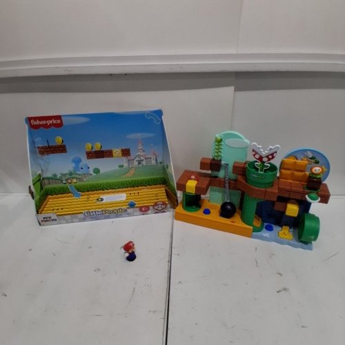 FISHER-PRICE LITTLE PEOPLE MY MARIO ADVENTURE PLAYSET WITH SOUNDS/MUSIC - FOR KIDS 18 MONTHS AND UP - (MODEL: JNP54-9633) image 3