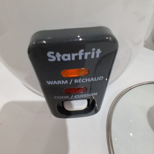 STARFRIT ELECTRIC RICE COOKER - 6 CUP CAPACITY - WHITE (MODEL: 024734) image 2