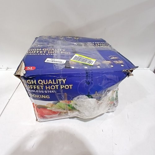 BUFFET FOOD WARMER HOT POT WARMER - 4.5L - GOLD-TONE image 5