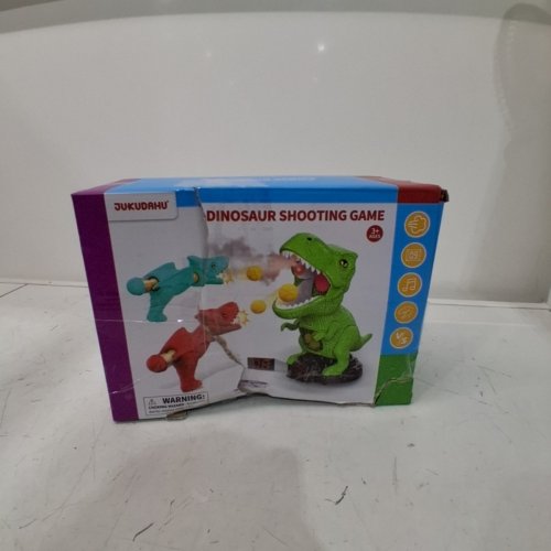 JUKUDAHU MOVEABLE DINOSAUR SHOOTING TOY - GREEN / RED / BLUE image 2