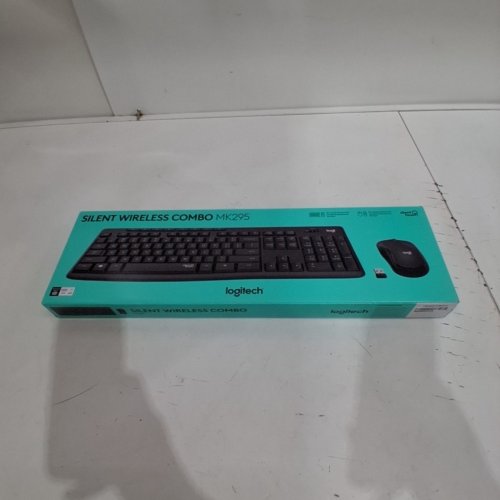 2PC LOGITECH WIRELESS MOUSE AND KEYBOARD COMBO WITH SILENT TOUCH TECHNOLOGY - GRAPHITE (MODEL: MK295) image 4