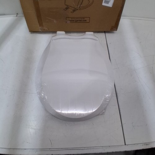 ANGELMIA STYLISH ROUND SLOW-CLOSE TOILET SEAT - 15.8" - WHITE (MODEL: PHO_0R8LDVYT) image 2