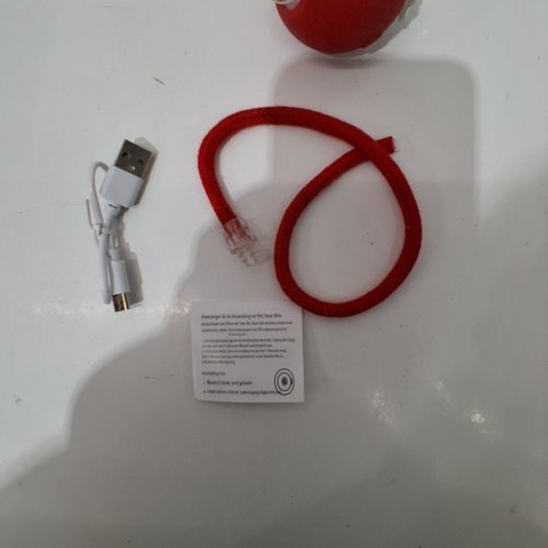 INTERACTIVE CAT TOY WITH MOTORIZED BALL AND STRING - GREY (MODEL: P02) image 4