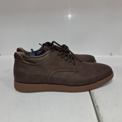 MEN'S DR. SCHOLLS SYNC FLEC PXFORD LACE UP SHOE - SIZE 9 - BROWN FAUX LEATHER image 6
