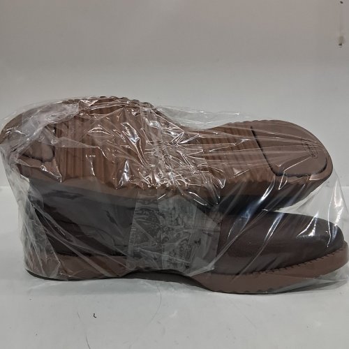 MEN'S DR. SCHOLLS SYNC FLEC PXFORD LACE UP SHOE - SIZE 9 - BROWN FAUX LEATHER image 7