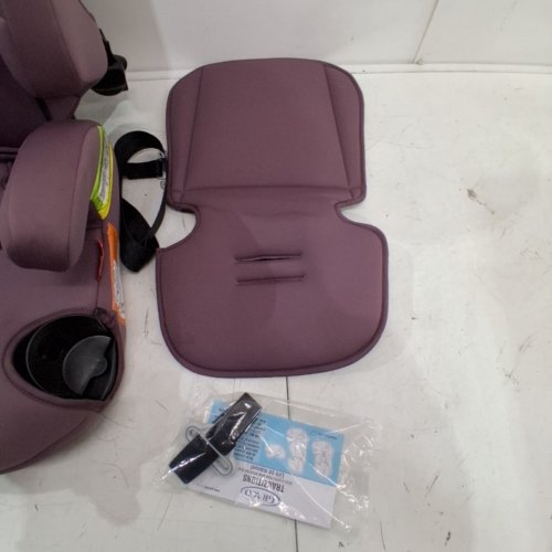 GRACO TRANZITIONS 3-IN-1 LIGHTWEIGHT ADJUSTABLE HEIGHT HARNESS BOOSTER CAR SEAT WITH CUP HOLDERS - 100LB MAX WEIGHT - ELOISE PURPLE (MODEL: 2217080) image 4