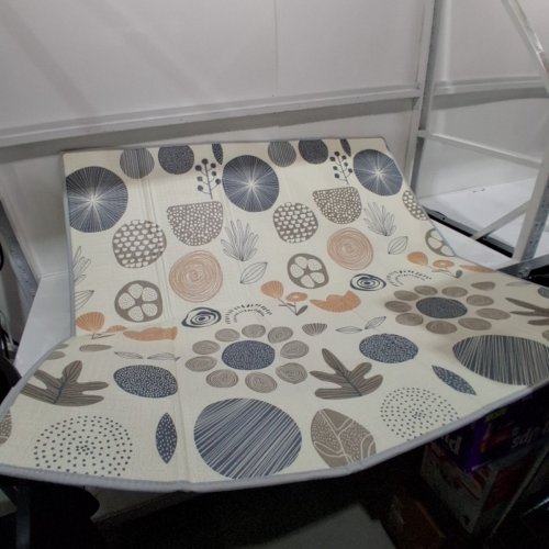 KIDS REVERSABLE FOLDABLE PLAYMAT - 69" X 58" - MULTICOLOR image 2