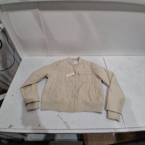 WOMEN'S NATURAL REFLECTIONS ASPEN QUILTED BOMBER JACKET - SMALL - OATMEAL / BEIGE (STYLE : 101778350) image 2