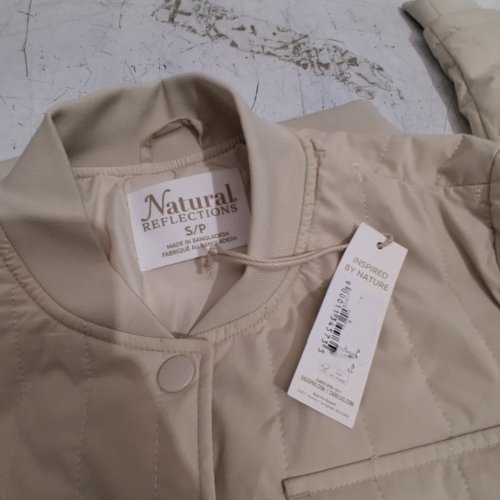 WOMEN'S NATURAL REFLECTIONS ASPEN QUILTED BOMBER JACKET - SMALL - OATMEAL / BEIGE (STYLE : 101778350) image 5