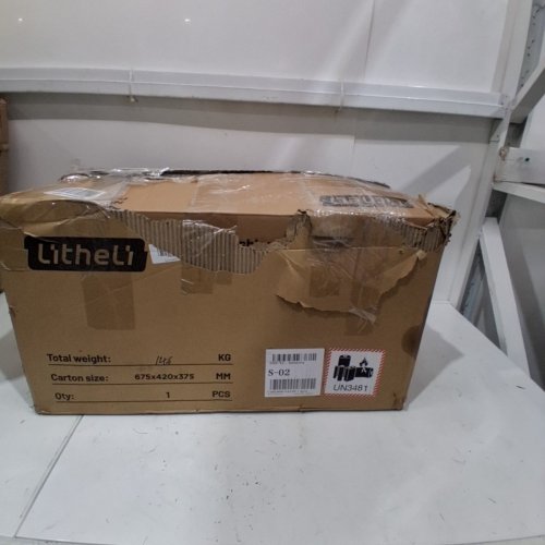 LITHELI CORDLESS BRUSHLESS LAWN MOWER - 20V -13" - WHITE/BLACK (MODEL: U20LM00-0A120) image 5
