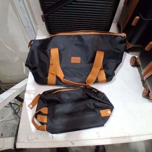 5PC COSBARN LUGGAGE SET WITH TSA LOCK - 20"/24"/28" - BLACK image 3