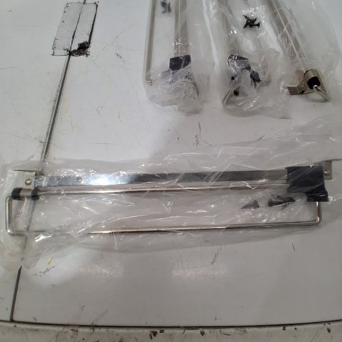 4PK WARDROBE TOP MOUNTED PULL OUT RETRACTABLE RAILS - 9.8" image 3