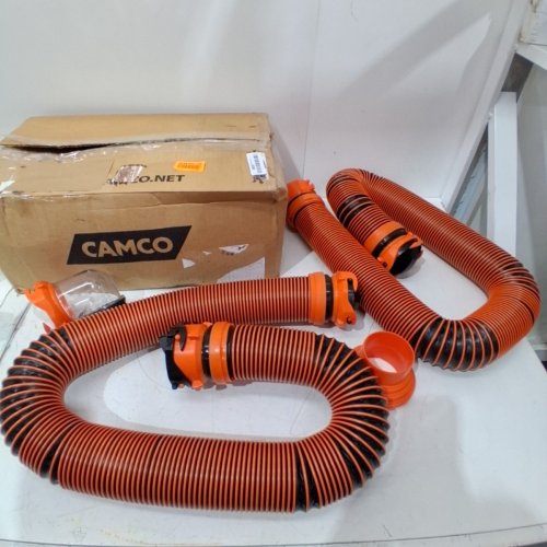 CAMCO RHINOEXTREME RV SEWER HOSE KIT - 20FT - ORANGE/BLACK image 2