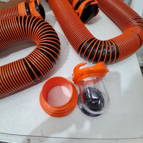 CAMCO RHINOEXTREME RV SEWER HOSE KIT - 20FT - ORANGE/BLACK image 3